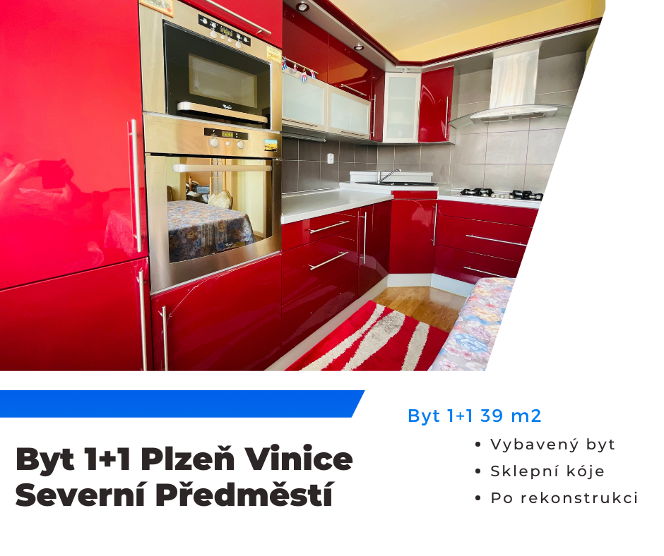 Prodej byt 1+1 Plzeň Vinice