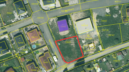 Prodej stavebního pozemku 500 m²