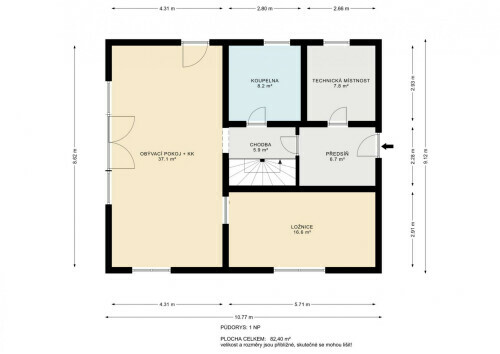 Prodej rodinného domu 124 m², pozemek 549 m²